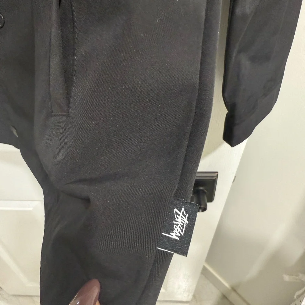 BNWOT Stussy Men's Black Windbreaker Jacket - Picture 6 of 11